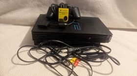 Sony PlayStation 2 PS2 SCPH-39001 Black Console Bundle Controller 8MB Card