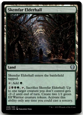 MTG Skemfar Elderhall U Kaldheim 268 LP - Image 1 of 2
