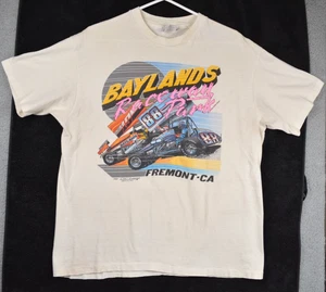 Chemise de course homme vintage années 80 Baylands Raceway The Last Sprintcar extra large Fremont - Photo 1/17