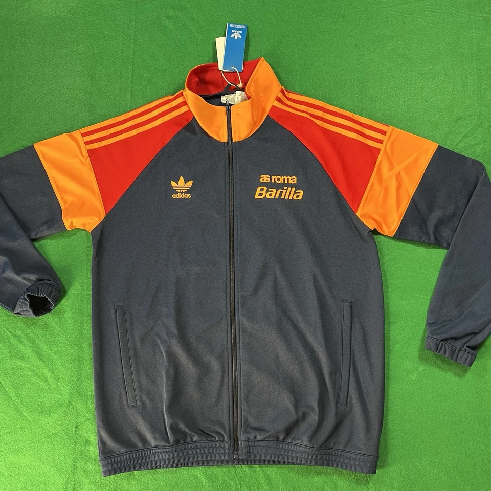Adidas As Roma Bring Back 1993 Track Jacket Full Zip Men’s Size XL IT3878