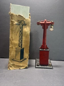 Louis Marx Vintage #408 Twin Street Red Lamp Post - Picture 1 of 11