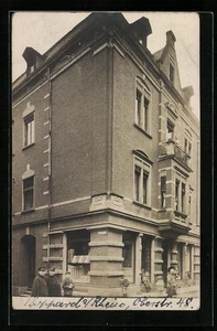 Foto-AK Boppard, Volksgasse Ecke Oberstrasse 48, Eckhaus  - Picture 1 of 2