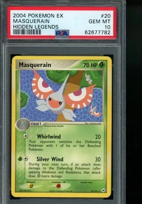 Pokemon EX Hidden Legends Masquerain #20 Hidden Legends PSA 10 2004  - Image 1 of 2