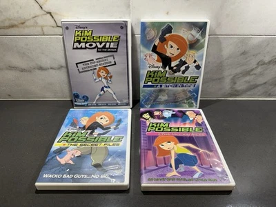 Kim Possible 4 DVD Lot Sitch in Time, So the Drama, Secret Files, Villain Files - Image 1 of 2