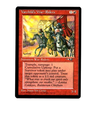 MTG Varchild's War-Riders SP/NM-  Alliances Magic the Gathering ~ Free Shipping - Image 1 of 2