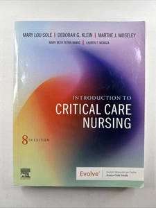Introduction to Critical Care Nursing - Paperback, by Sole PhD RN CCNS - Good - Picture 1 of 8