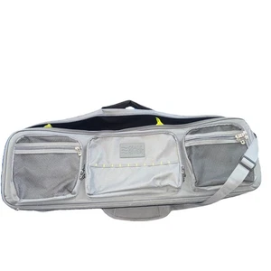 OSAGE RIVER Fly Fishing Rod Travel Case - Durable Bag and Reel Organizer Gray - Picture 1 of 7