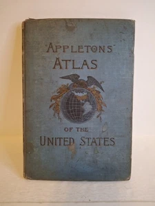 1888 Appletons Atlas Of The United States - Picture 1 of 14