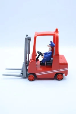 Postman Pat Push along Metal and Plastic Fork Lift Truck with Postman Pat by HTI - Image 1 of 4