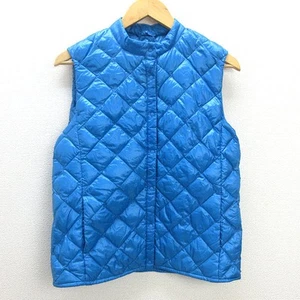 Uniqlo Ultra Light Down Vest XL Blue Women Used - Picture 1 of 3