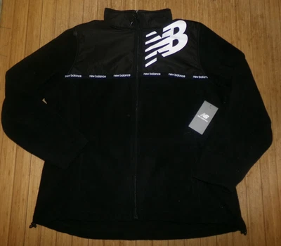 CHAQUETA POLAR NEW BALANCE MUJER 2X CREMALLERA COMPLETA~NEGRA~NUEVA CON ETIQUETAS Foto 1 de 3