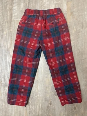 Pantalones navideños a cuadros rojos The Beaufort Bonnet Company talla 5 Foto 1 de 3