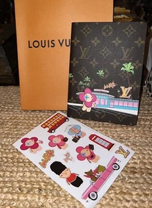 New LOUIS VUITTON Clemence Xmas 2021 Vivienne HOLLYWOOD NOTEBOOK Writing Book - Picture 1 of 11