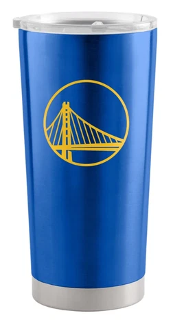 Golden State Warriors 20oz Stainless Steel Travel Tumbler [NEW] Mug Glass Cup Cover