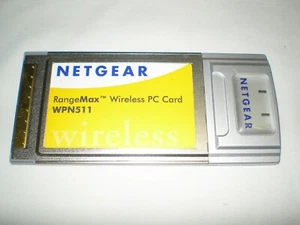 NETGEAR RangeMax Wireless Pc Card WPN511 - Picture 1 of 7