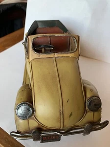 modello auto maggiolone cabriolet storico  interamente in metallo. - Foto 1 di 7