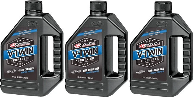 Aceite de cadena de engranajes 3 cuartos Máxima V-Twin Sportster XR y XL Harley Davidson Foto 1 de 1