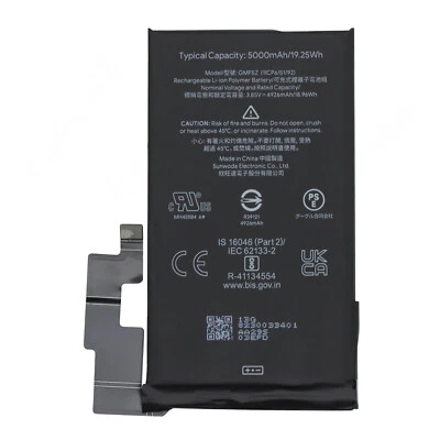 For AT&T Google Pixel 7 Pro GP4BC GE2AE GFE4J Replacement Battery GMF5Z 5000mAh - Image 1 of 4
