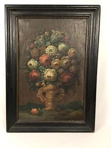 Ölgemälde um 1900 Stillleben gerahmt 76 x 55 cm Antik - Garmisch-Partenkirchen - Bild 1 von 22