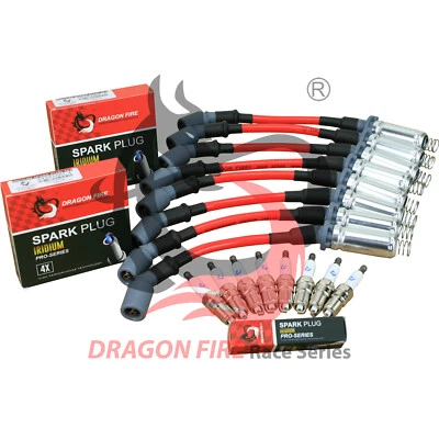 PERFORMANCE Spark Plugs & Wire Set Ignition Tune Up Kit LSx LS1 LS2 LS3 LS6 - Image 1 of 4