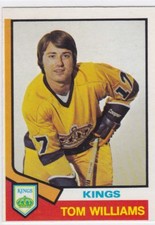 1974-75 O PEE CHEE HOCKEY TOM WILLIAMS ROOKIE #394 KINGS NRMT *62232