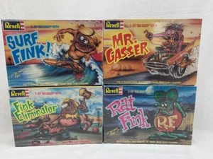 Revell Plastic Models Rat fink & Surf fink & Mr. Gasser & Fink Eliminator Set 4. - Picture 1 of 1