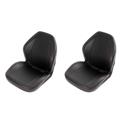 2PCS Black Sewn Bucket Seats For Yamaha Rhino 450 660 700 #5UG-F4710-00-00 - Image 1 of 4