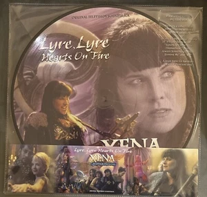 Xena: Warrior Princess: Lyre, Lyre, Hearts on Fire Vinyl Picture Disc, 2020 NEW - Picture 1 of 2