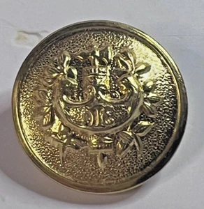 Set of Two (2) VTG Heraldic / Coat of Arms Metal Buttons, 1" Dia. WCP-324 - Picture 1 of 8