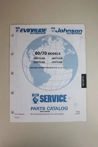 1991 OMC Service Final Parts Catalog #434245 Evinrude Johnson 60/70 Models - Picture 1 of 6
