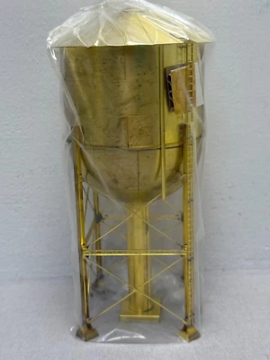 Rail Works/Woosung Bass HO Scale PRR Undecorated 100k Gal Steel Water Tank - NIB - Image 1 of 4