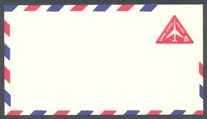 Scott UC37, die 8 ¢ 1965 Silhouette des Verkehrsflugzeugs gestempelter Umschlag - unbenutzt ganz - Bild 1 von 1