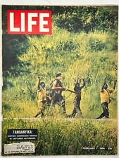 LIFE Magazine FEB 7, 1964 Tanganyika; Arthur Miller; Kennedy Art Center