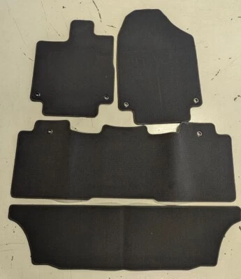 NEW OEM 2018 - 2025 Honda Odyssey Black Floor Mat Set - Image 1 of 2