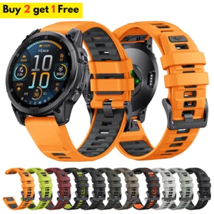 1:1 Fenix8 Watch Band For Garmin Fenix 8 47mm 51mm E 7 7X 6 6X 5 5X/Epix Pro - Picture 1 of 19