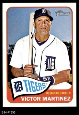 2014 Topps Heritage #356 Victor Martinez Tigers 8 - NM/MT - Image 1 of 2