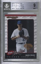 2001 Donruss The Rookies Baseball's Best Bronze Mark Prior BGS 9 MINT Rookie RC