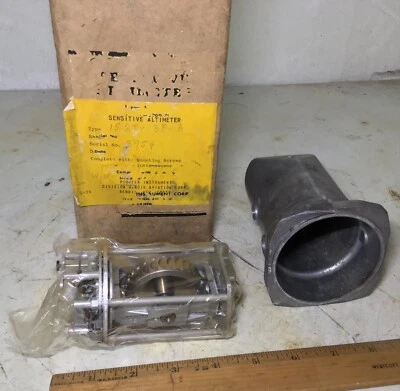 NOS vintage plane PIONEER~~~BENDIX AVIATION military ww2/two SENSITIVE ALTIMETER — 第 1/3 张图片