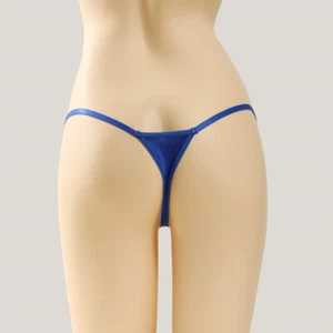 Women Silky Low Waist T-back Thongs Knicker Underwear Lingerie Panties - Picture 1 of 28