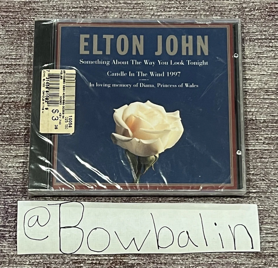 Something about Way You Look Tonight / Candle 1997 by Elton John (Cd5 Maxi-Single, 1997)