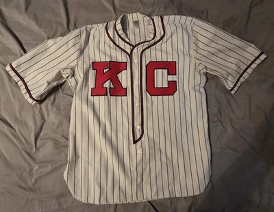 Camiseta local de los Kansas City Monarchs 1945 béisbol Ebbets campo franelas 2XL EE. UU. #5 Foto 1 de 4