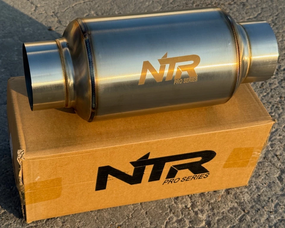 NETAMI NTR 3" PRO SERIES MUFFLER 100% AUTHENTIC - Image 1 of 4