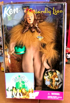 Barbie Ken como el León Cobarde Mago de Oz 1999 25814 Mattel nueva en caja Foto 1 de 3