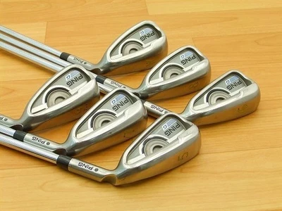 Ping G Iron Set 6pcs Black Eye NS950R Japan Spec RH R Flex Used - Image 1 of 4