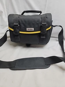 Estuche para cámara digital Nikon SLR bolsa bolsillos laterales ajustables correa para el hombro - Imagen 1 de 4