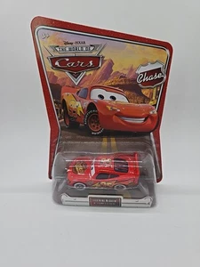 Disney Pixar The World of Cars Lightning McQueen with Bumper Stickers CHASE - Picture 1 of 4