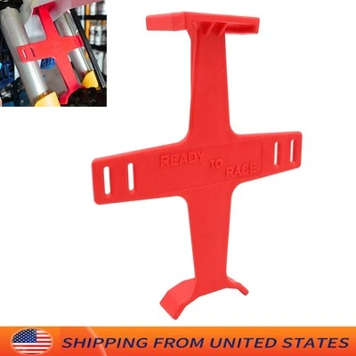 Soporte de horquilla de moto de cross para sello de horquilla de suspensión para resortes soporte de ahorro de horquilla rojo Foto 1 de 4