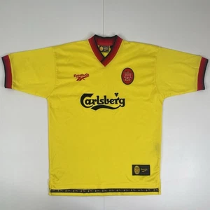 Vintage Liverpool 1997-98 Away Football Shirt Jersey Mens Size Medium Reebok - Picture 1 of 12