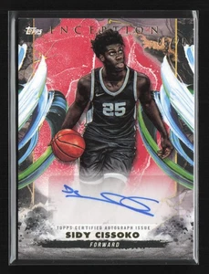 Topps Inception #AC-SC Sidy Cissoko Red 2024-25/75 Portland Trailblazers automático - Imagen 1 de 2