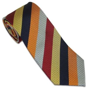 Corbata del club de oficiales del regimiento de la RAF (seda sin pliegue) - Imagen 1 de 1